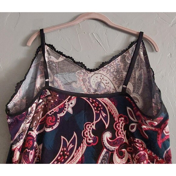 Lane Bryant Tops The  Cami Lace,Paisley, 22/24,Rayón,Spandex, - Picture 7 of 11